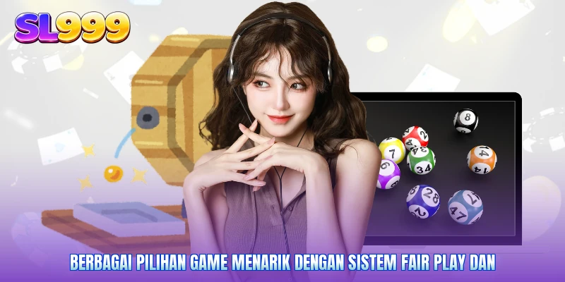 Berbagai pilihan game menarik dengan sistem fair play dan