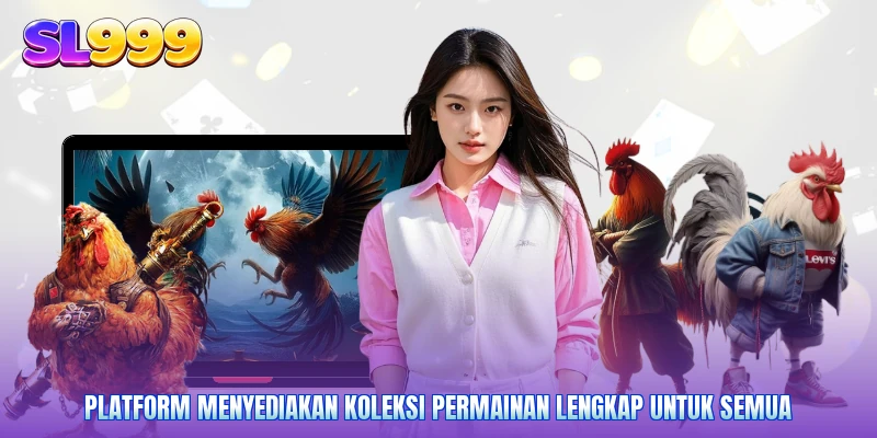 Platform menyediakan koleksi permainan lengkap untuk semua